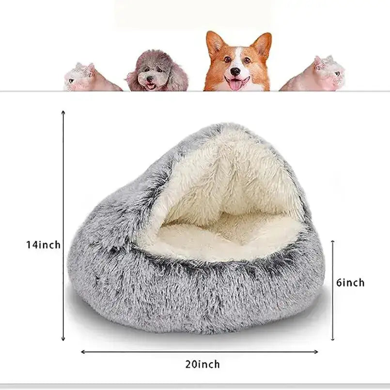 Washable Comfort Soft Plush Pet Bed