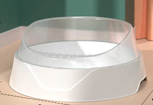 Large Semi-Enclosed Cat Litter Box