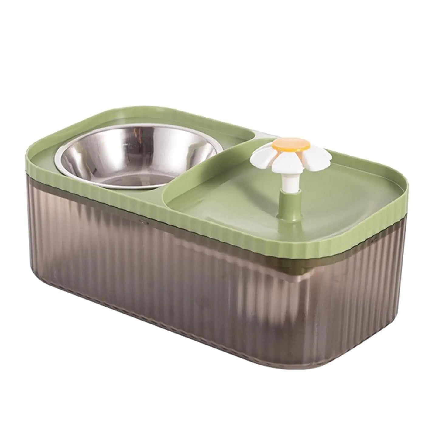 2-in-1 Water Fountain and Food Bowl Set