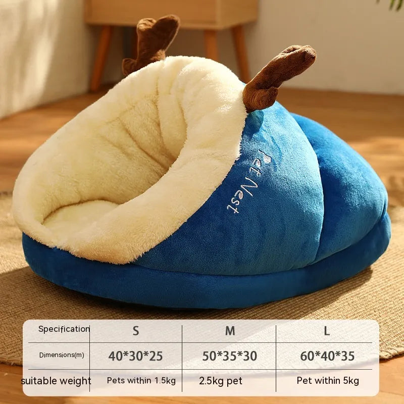 Winter Pet Bed Slippers – Small Nest