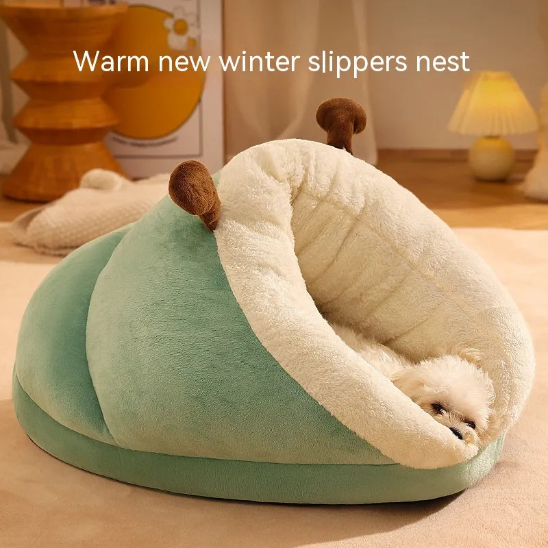 Winter Pet Bed Slippers – Small Nest