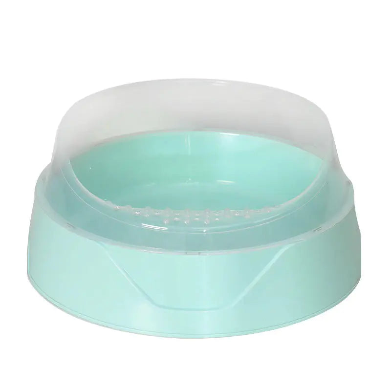 Large Semi-Enclosed Cat Litter Box