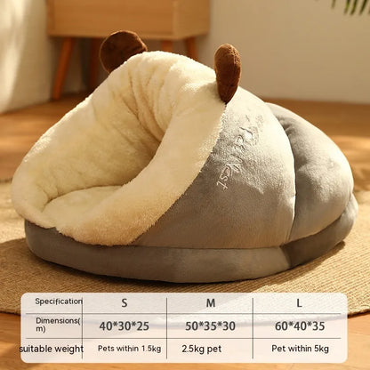 Winter Pet Bed Slippers – Small Nest