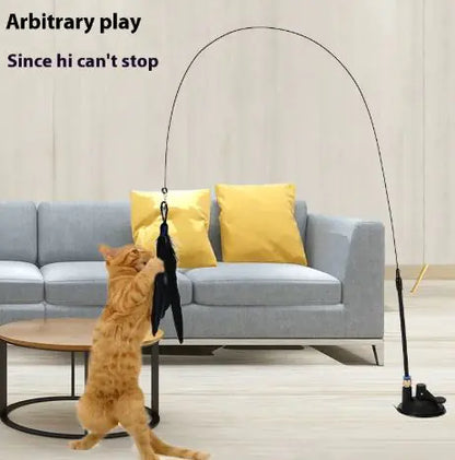 Interactive Teaser Stick Toy