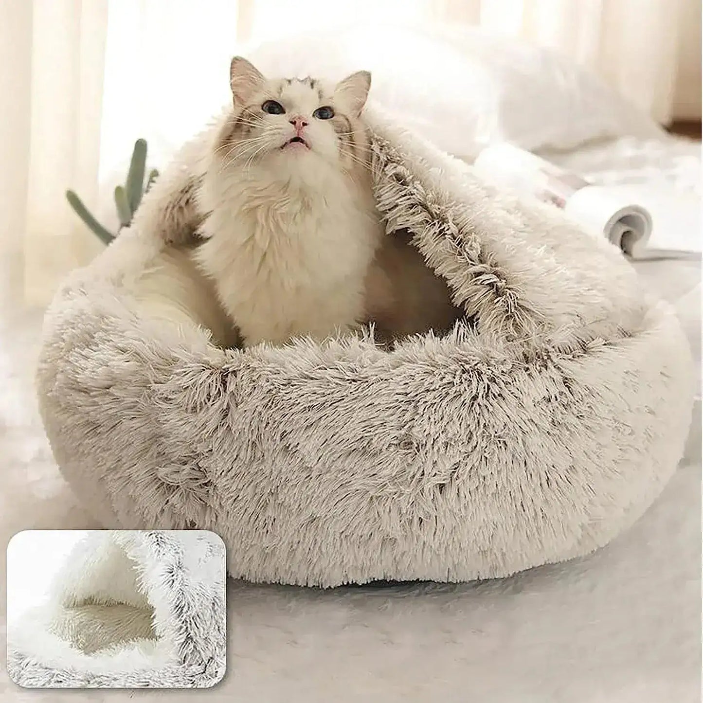 Washable Comfort Soft Plush Pet Bed