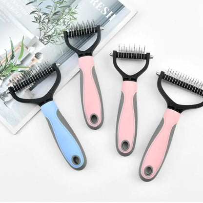 Double-Sided Grooming Shedding Tool