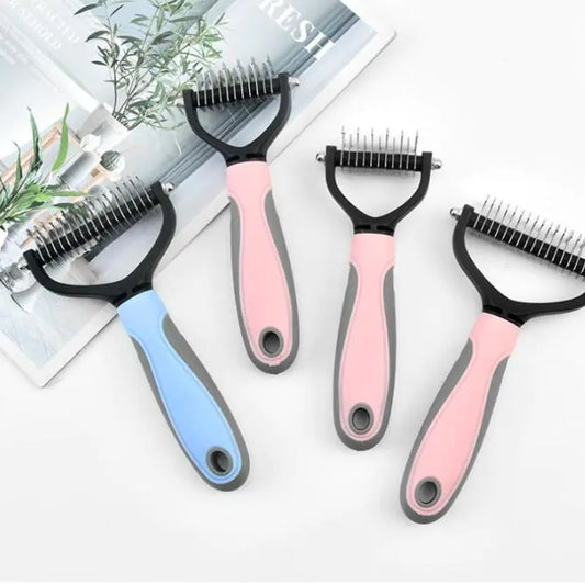 Double-Sided Grooming Shedding Tool