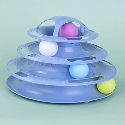 TMulti-Level Interactive Fun Tower Tracks Toy
