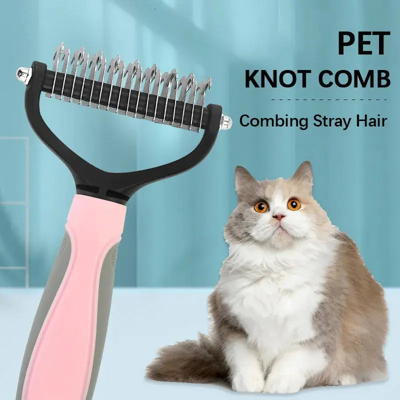 Double-Sided Grooming Shedding Tool