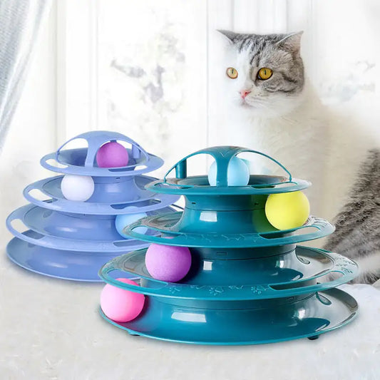 TMulti-Level Interactive Fun Tower Tracks Toy