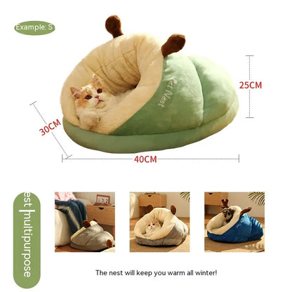 Winter Pet Bed Slippers – Small Nest